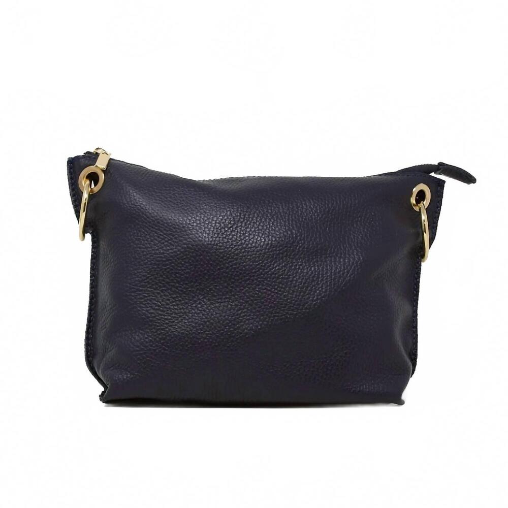 NEW GERMAN FUENTES jasmine crossbody bag with strap in navy